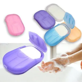 2 Pc Travel Disposable Paper Soap